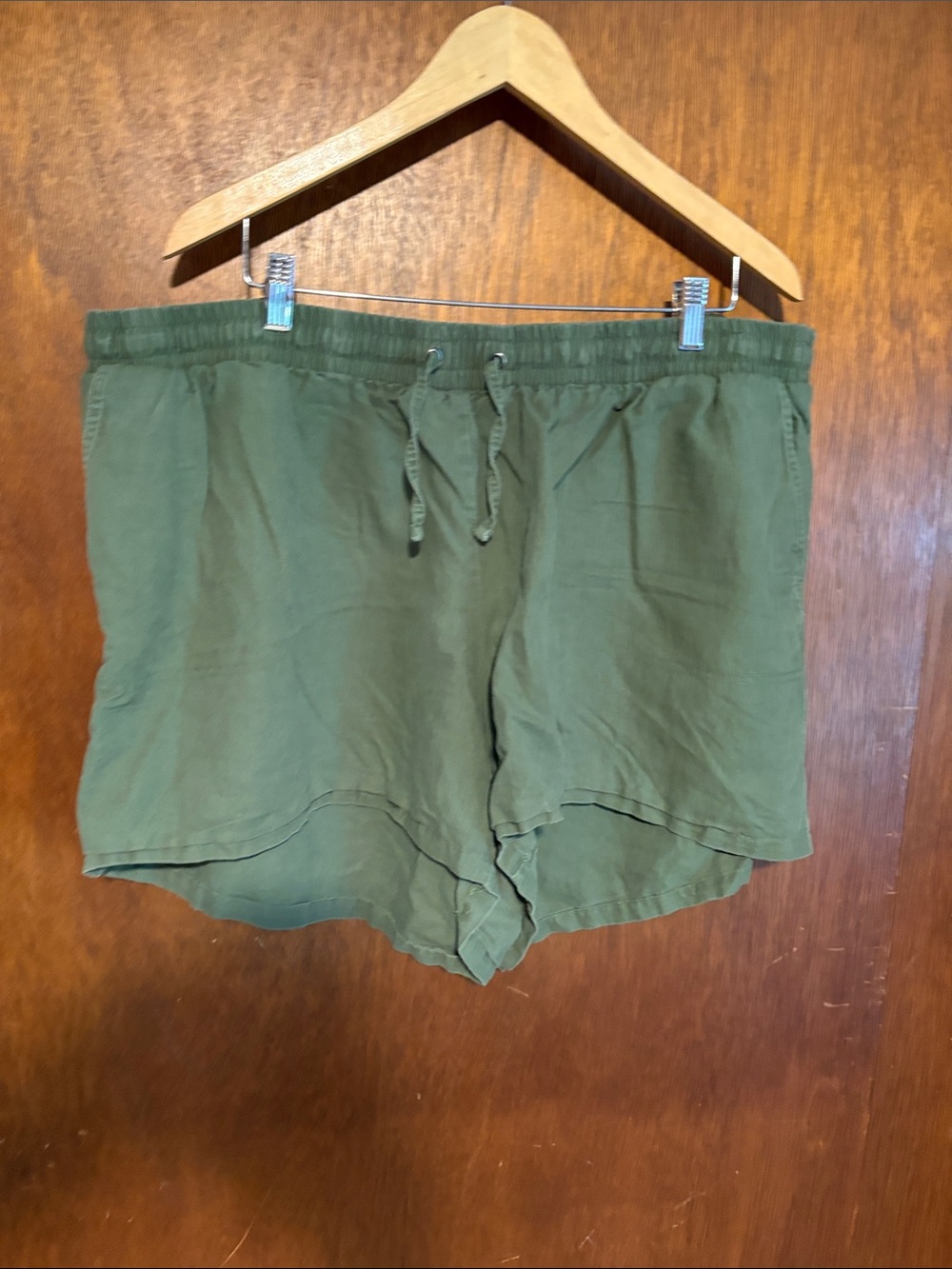 Amazon Essentials Olive Drawstring Waist Shorts
